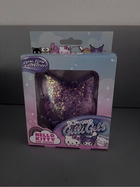 Hello Kitty Kuromi Gelli Gels - Purple Glitter Sensory Squishy Toy